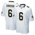 Davalo NO.Saints #6 Tyler Shough Player White Home Game Stitched Jerseys