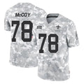 Davalo NO.Saints #78 Erik McCoy Player Arctic Camo Salute To Service Limited Game Stitched Jerseys