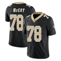 Davalo NO.Saints #78 Erik McCoy Player Black Limited Vapor Untouchable Home Game Stitched Jerseys
