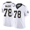 Davalo NO.Saints #78 Erik McCoy Player White Limited Vapor F.U.S.E. Home Game Stitched Jerseys