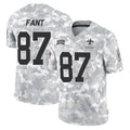 Davalo NO.Saints #87 Noah Fant Player Arctic Camo Salute To Service Limited Game Stitched Jerseys