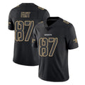 Davalo NO.Saints #87 Noah Fant Player Black Impact Limited Home Game Stitched Jerseys