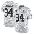 Davalo NO.Saints #94 Cameron Jordan Player Arctic Camo Salute to Service Limited Stitched Jerseys
