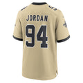 Davalo NO.Saints #94 Cameron Jordan Player Gold Alternate Game Stitched Jerseys