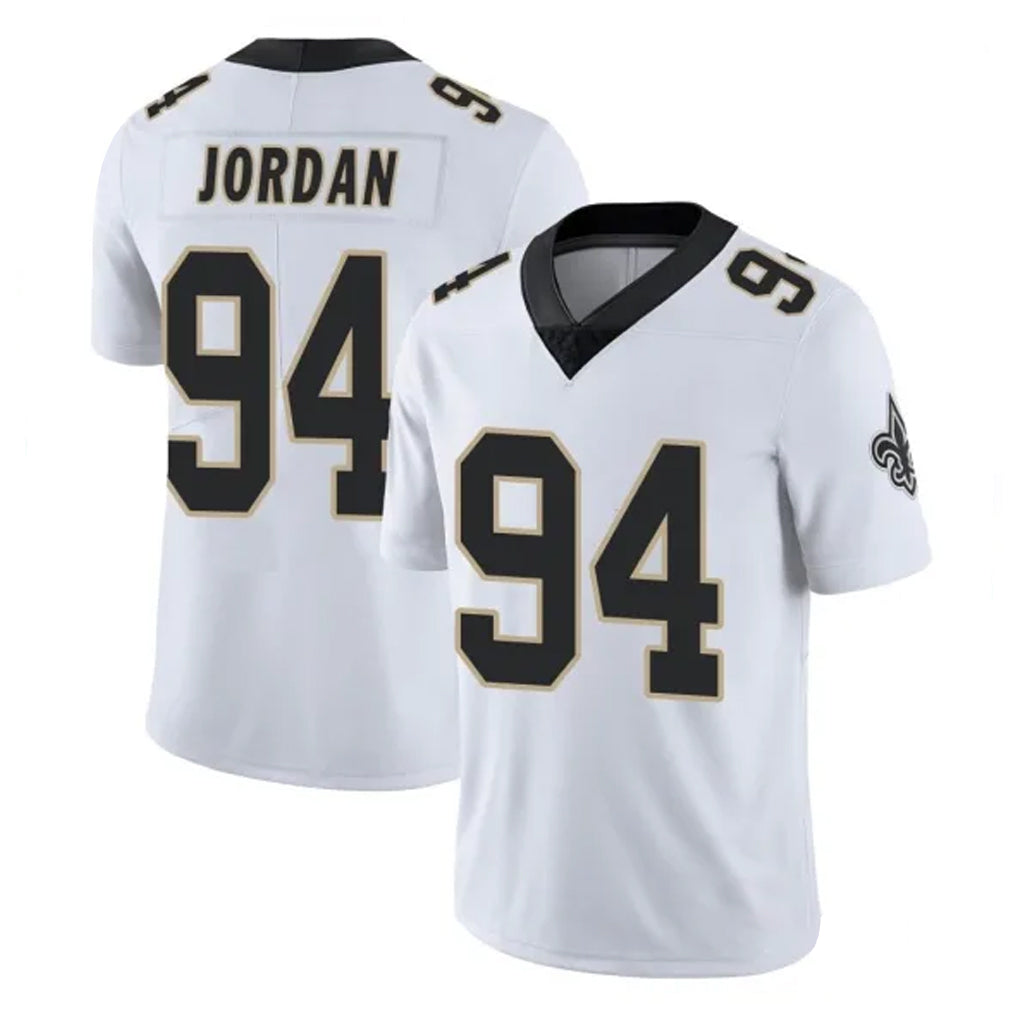 Davalo NO.Saints #94 Cameron Jordan Player White Limited Vapor Untouchable Home Game Stitched Jerseys