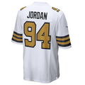 Davalo NO.Saints #94 Cameron Jordan White Alternate Game Stitched American Stitched Jersey