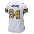 Davalo NO.Saints #94 Cameron Jordan White Elite Player Stitched American Stitched Jersey