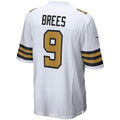 Davalo NO.Saints #9 Drew Brees White Alternate Game Stitched Jerseys