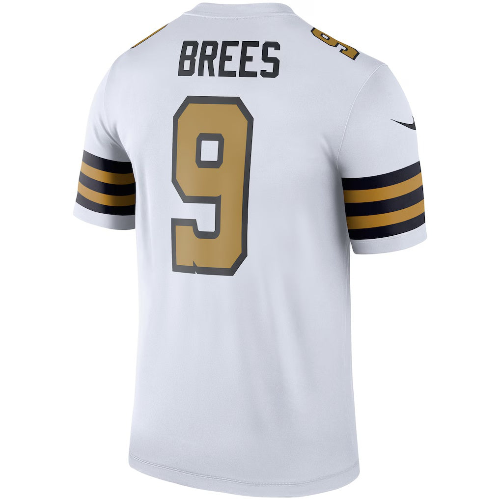 Davalo NO.Saints #9 Drew Brees White Alternate Legend Player Performance Top Stitched Jerseys