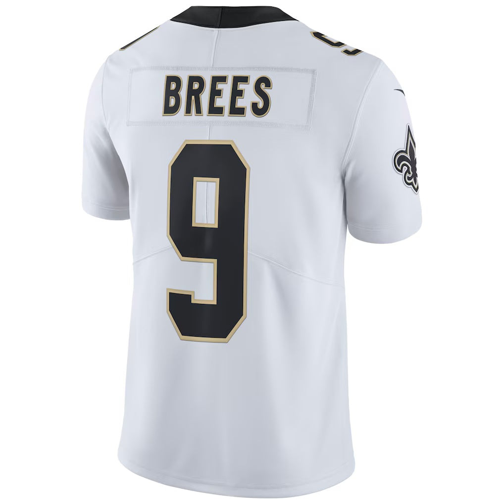 Davalo NO.Saints #9 Drew Brees White Vapor Untouchable Limited Player Stitched Jerseys