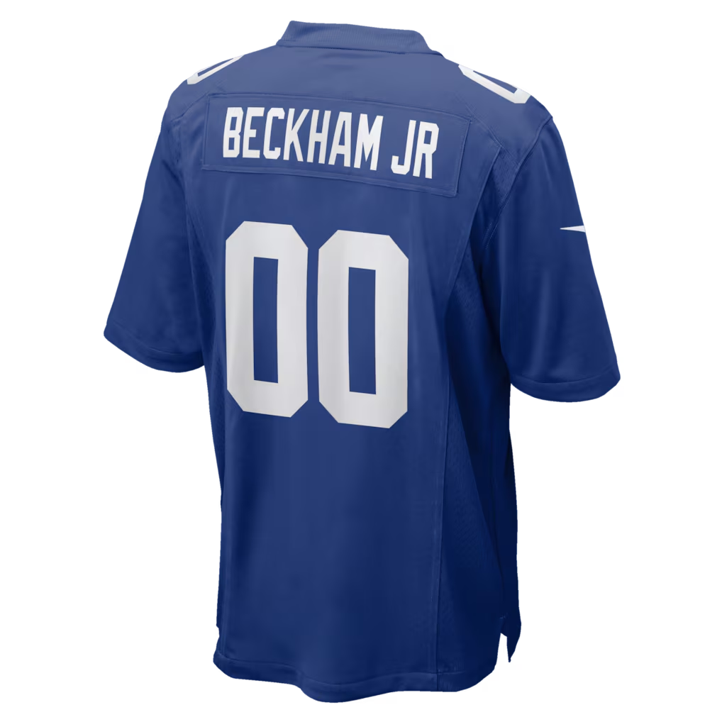 Davalo NY.Giants #00 Odell Beckham Jr. Royal Team Game Stitched Jerseys
