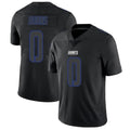 Davalo NY.Giants #0 Brian Burns Player Black Impact Limited Home Game Stitched Jerseys