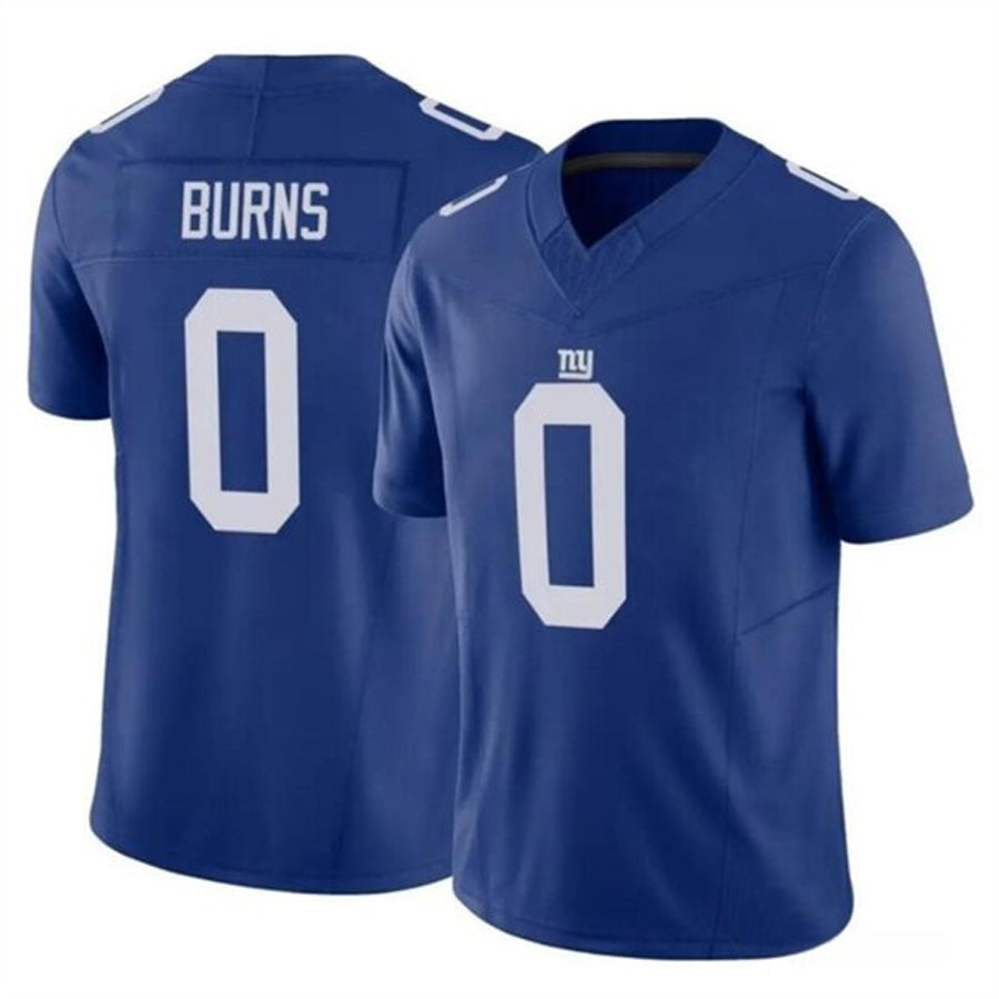 Davalo NY.Giants #0 Brian Burns Player Blue F.U.S.E. Limited Stitched Jerseys