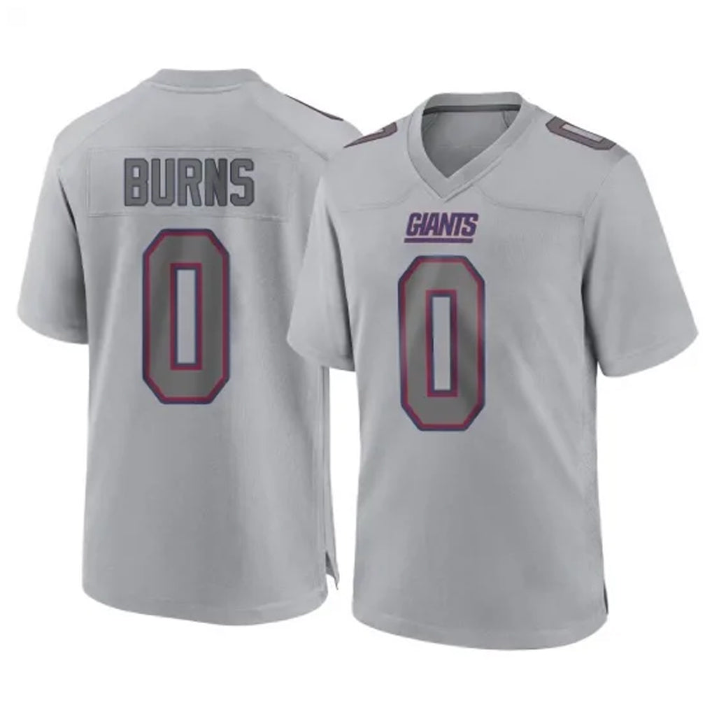 Davalo NY.Giants #0 Brian Burns Player Gray Atmosphere Fashion Limited Game Stitched Jerseys