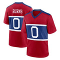 Davalo NY.Giants #0 Brian Burns Player Red Century Home Game Stitched Jerseys