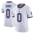 Davalo NY.Giants #0 Brian Burns Player White Color Rush Home Game Stitched Jerseys