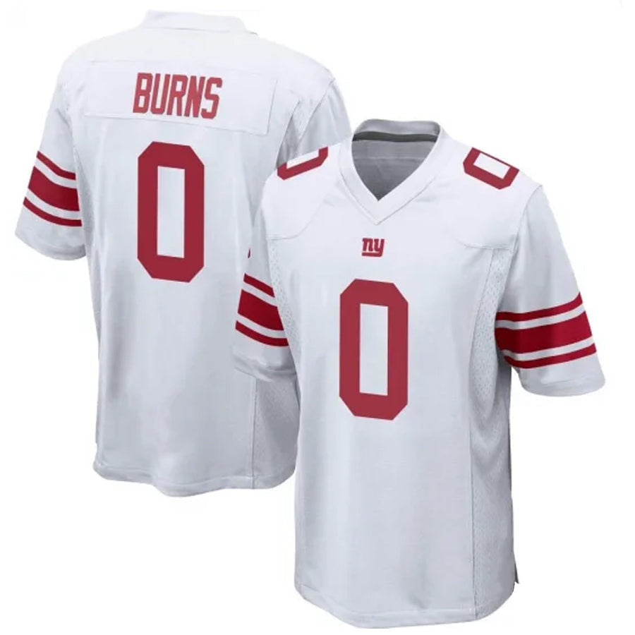 Davalo NY.Giants #0 Brian Burns Player White Game Stitched Jerseys