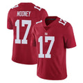 Davalo NY.Giants #17 Darnell Mooney Player Red Limited Vapor Untouchable Home Game Stitched Jerseys