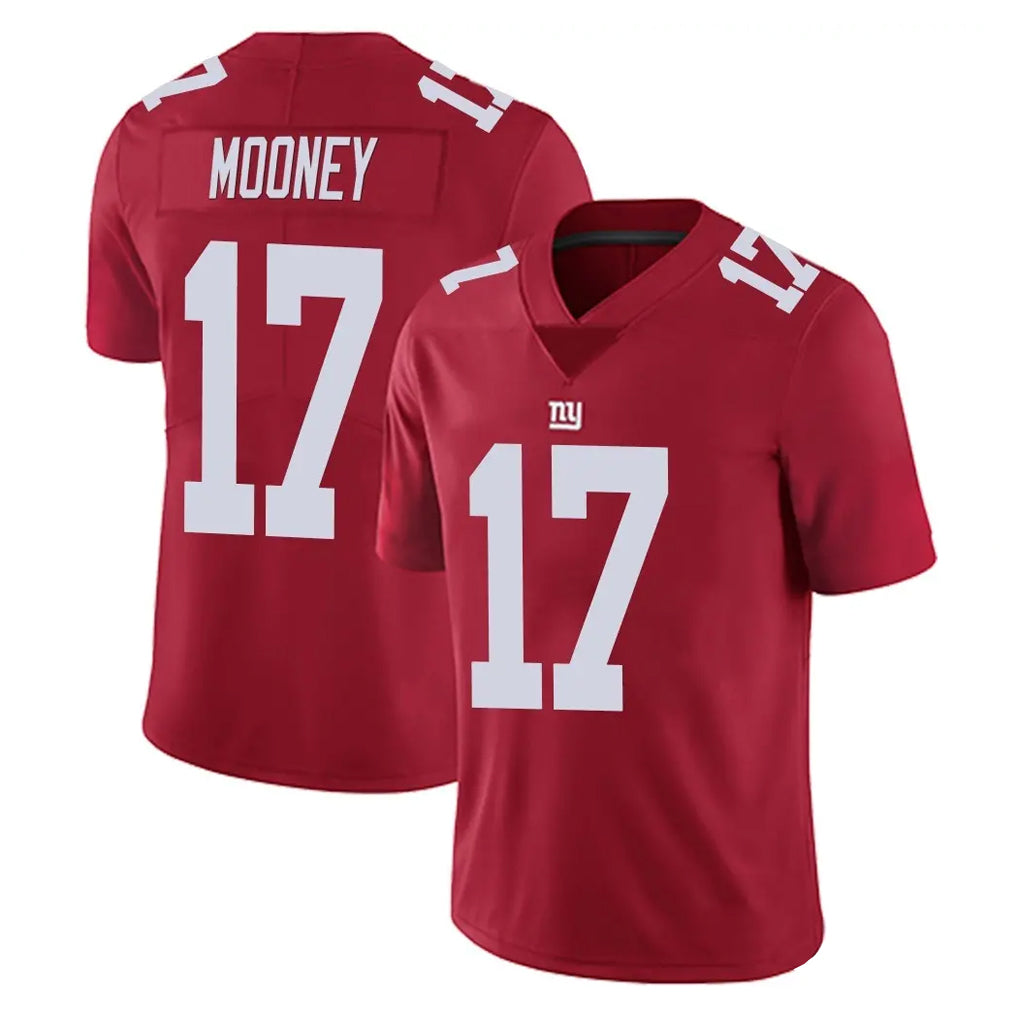 Davalo NY.Giants #17 Darnell Mooney Player Red Limited Vapor Untouchable Home Game Stitched Jerseys