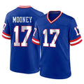 Davalo NY.Giants #17 Darnell Mooney Player Royal Classic Home Game Stitched Jerseys
