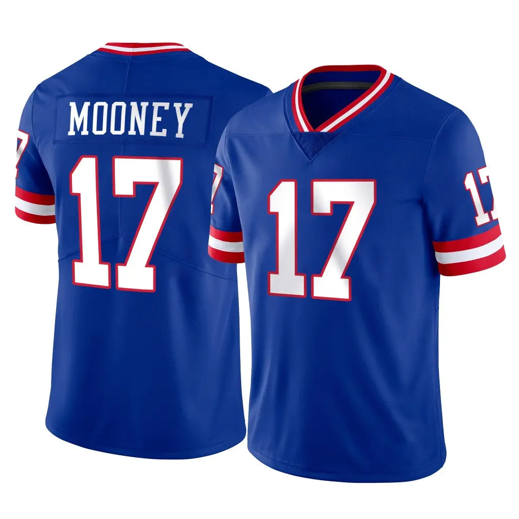 Davalo NY.Giants #17 Darnell Mooney Player Royal Classic Vapor Home Game Stitched Jerseys
