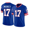 Davalo NY.Giants #17 Darnell Mooney Player Royal Classic Vapor Home Game Stitched Jerseys