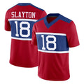 Davalo NY.Giants #18 Darius Slayton Player Red Century Vapor F.U.S.E. Home Game Stitched Jerseys