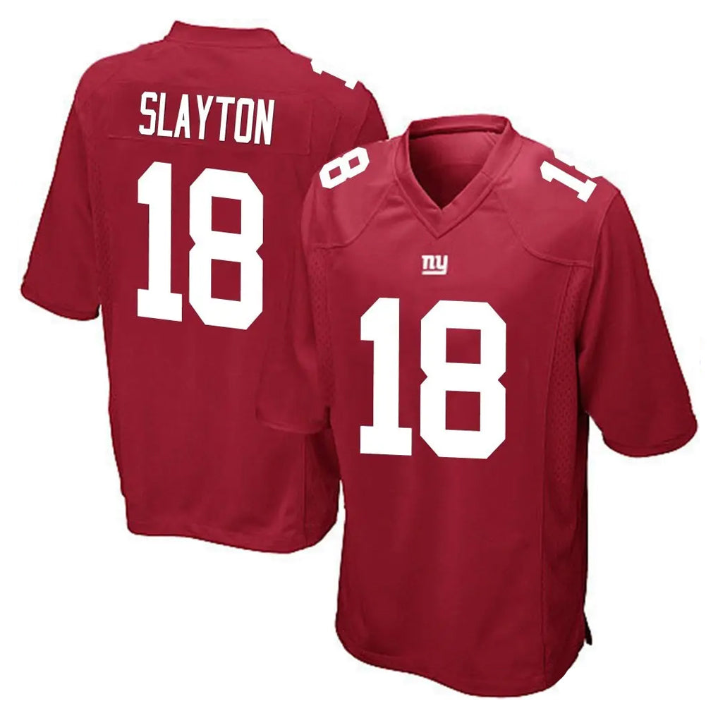 Davalo NY.Giants #18 Darius Slayton Player Red Home Game Stitched Jerseys