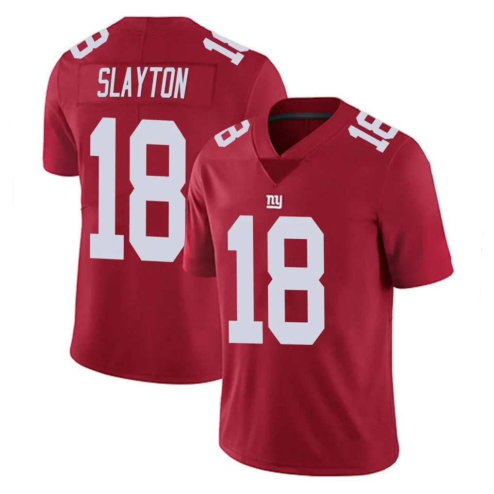 Davalo NY.Giants #18 Darius Slayton Player Red Limited Vapor Untouchable Home Game Stitched Jerseys