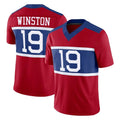 Davalo NY.Giants #19 Jameis Winston Player Red Century Vapor F.U.S.E. Home Game Stitched Jerseys
