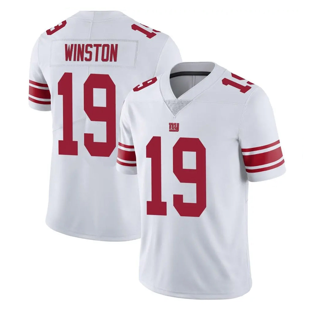 Davalo NY.Giants #19 Jameis Winston Player White Limited Vapor Untouchable Home Game Stitched Jerseys