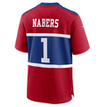 Davalo NY.Giants #1 Malik Nabers Century Red Alternate Stitched Jerseys