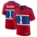Davalo NY.Giants #1 Malik Nabers Century Red Alternate Game Stitched Jerseys