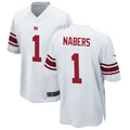 Davalo NY.Giants #1 Malik Nabers Player White Game Stitched Jerseys