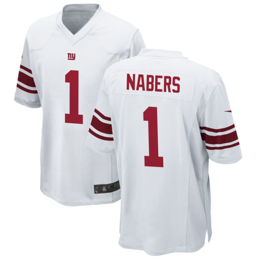 Davalo NY.Giants #1 Malik Nabers Player White Game Stitched Jerseys