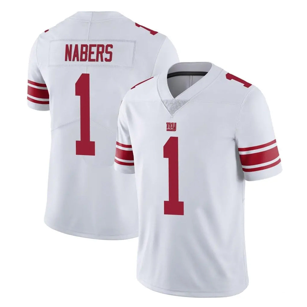 Davalo NY.Giants #1 Malik Nabers Player White Limited Vapor Untouchable Home Game Stitched Jerseys