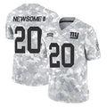 Davalo NY.Giants #20 Greg Newsome II Player Arctic Camo Salute To Service Limited Game Stitched Jerseys