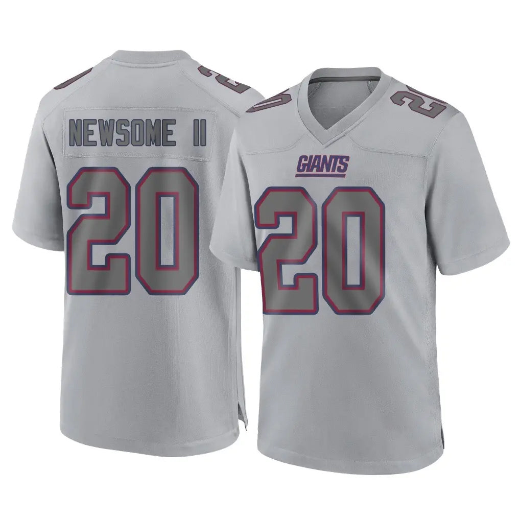 Davalo NY.Giants #20 Greg Newsome II Player Gray Atmosphere Fashion Limited Game Stitched Jerseys