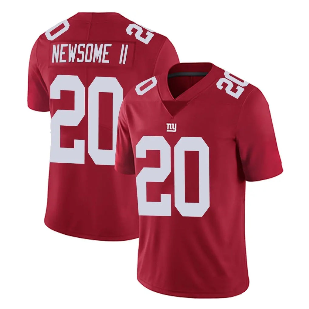 Davalo NY.Giants #20 Greg Newsome II Player Red Limited Vapor Untouchable Home Game Stitched Jerseys