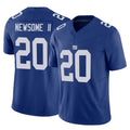 Davalo NY.Giants #20 Greg Newsome II Player Royal Limited Vapor F.U.S.E. Home Game Stitched Jerseys