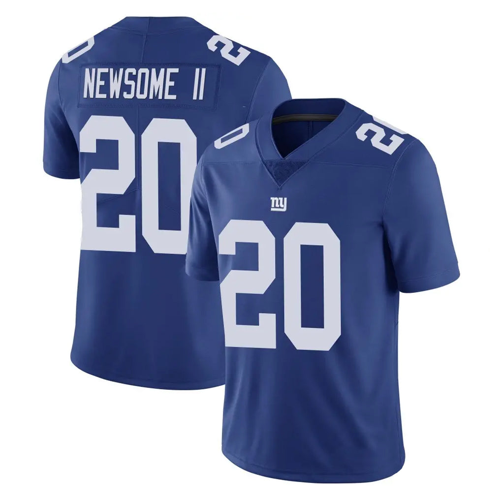 Davalo NY.Giants #20 Greg Newsome II Player Royal Limited Vapor Untouchable Home Game Stitched Jerseys