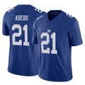 Davalo NY.Giants #21 Paulson Adebo Player Royal Limited Vapor F.U.S.E. Home Game Stitched Jerseys