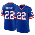 Davalo NY.Giants #22 Najee Harris Player Royal Classic Home Game Stitched Jerseys