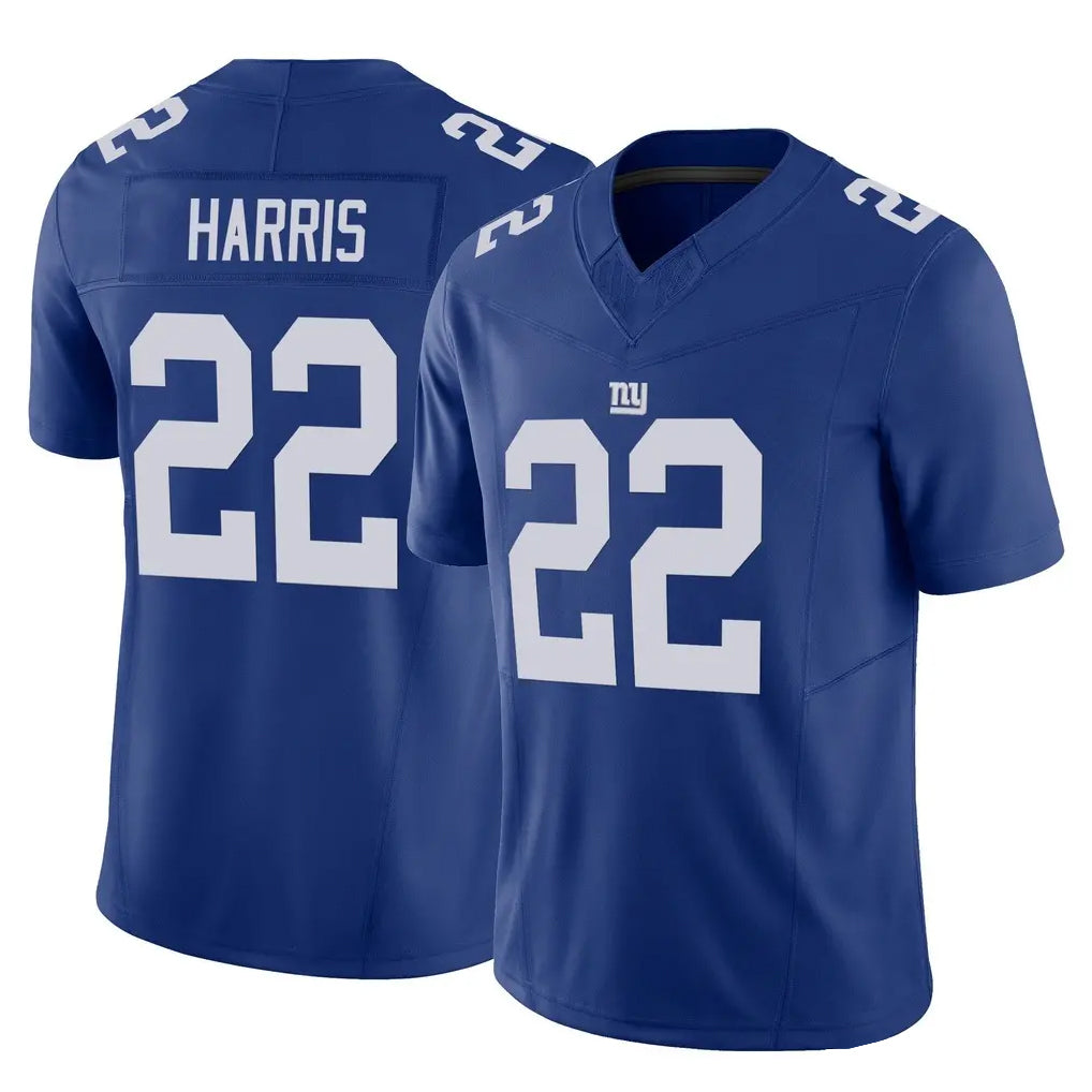 Davalo NY.Giants #22 Najee Harris Player Royal Limited Vapor F.U.S.E. Home Game Stitched Jerseys