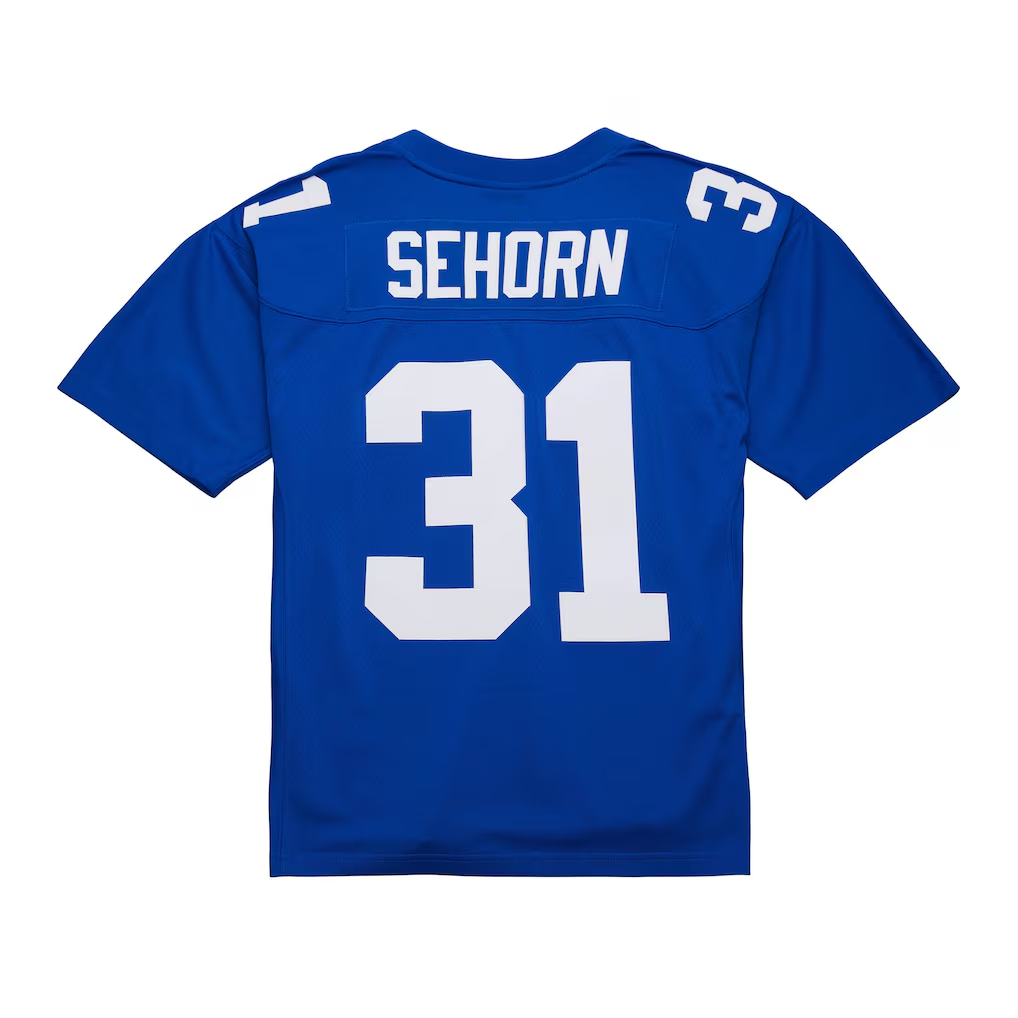 Davalo NY.Giants #31 Jason Sehorn Mitchell & Ness Royal 2000 Legacy Replica Jersey
