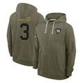 Davalo NY.Giants #3 Abdul Carter Player Olive Salute to Service Pullover Hoodies Limited Stitched Jerseys