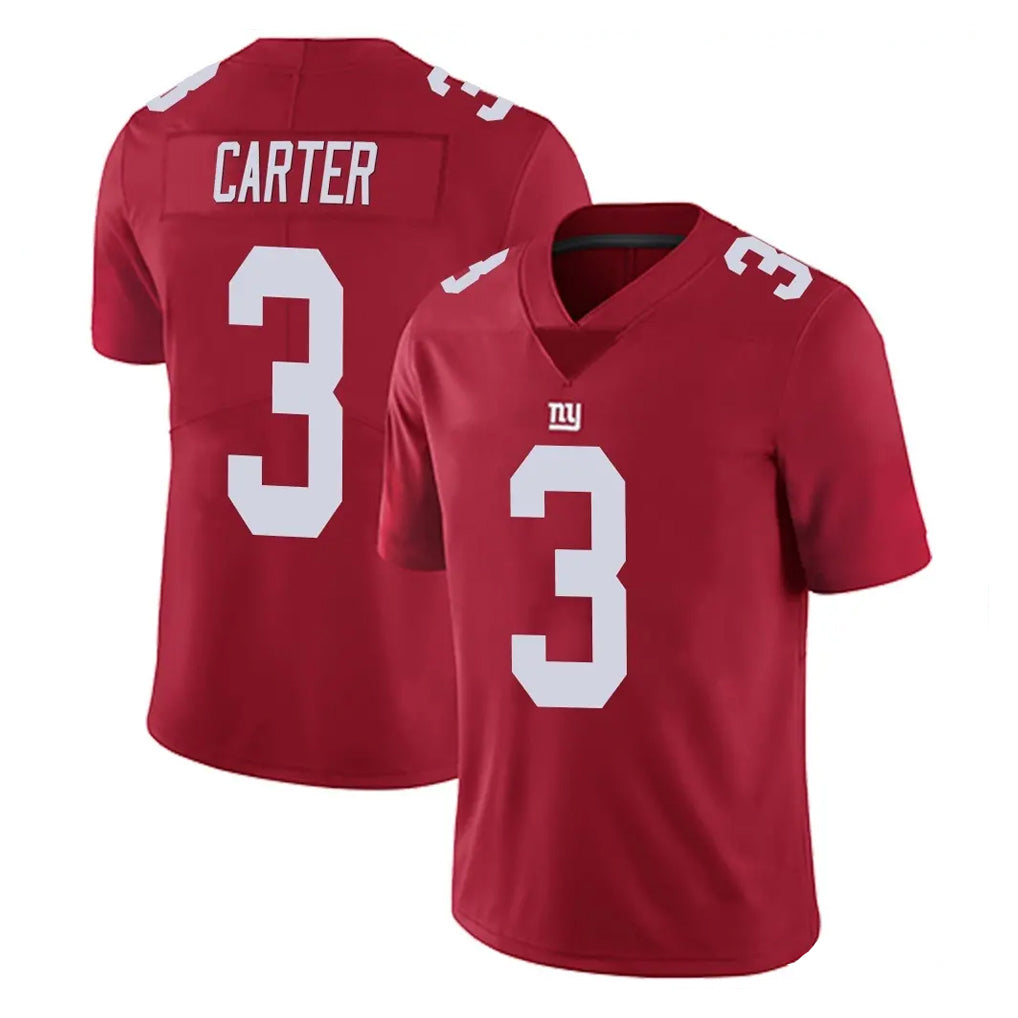 Davalo NY.Giants #3 Abdul Carter Player Red Limited Vapor Untouchable Home Game Stitched Jerseys