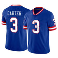 Davalo NY.Giants #3 Abdul Carter Player Royal Classic Vapor Home Game Stitched Jerseys