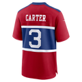 Davalo NY.Giants #3 Abdul Carter Red Alternate Game Stitched Jerseys