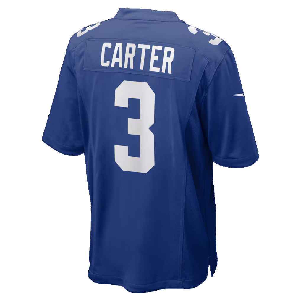 Davalo NY.Giants #3 Abdul Carter Royal Team Game Stitched Jerseys
